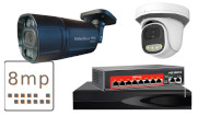 Комплект IP камер POE 8 Мп 4K VIDEOBAZA DUO 20 black