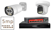 Комплект IP камер POE VIDEOBAZA 5 Мп IR 20 white