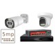 Комплект IP камер POE VIDEOBAZA 5 Мп IR 20 white