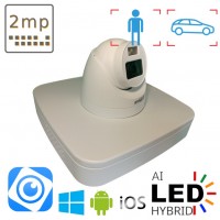 Комплект камер AHD CVI із 1 внутрішньої 2 Мп Dahua Dual Light