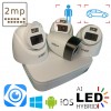 Готова система камер AHD CVI 1 зовнішня та 3 внутрішніх 2 Мп Dahua Dual Light