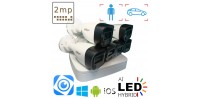 Комплект AHD CVI на 6 зовнішніх камер 2 Мп Dahua Dual Light