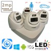 Комплект камер відеоспостереження AHD CVI із 4 внутрішніх 2 Мп Dahua Dual Light