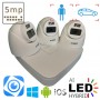 Комплект камер AHD CVI із 3 внутрішніх 5 Мп Dahua Dual Light