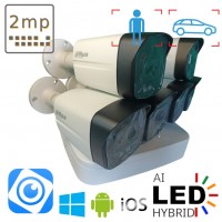 Комплект AHD CVI на 6 зовнішніх камер 2 Мп Dahua DL 40m