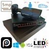 Комплект відеоспостереження VIDEOBAZA POE 5 Мп IR 20 Black – надійний захист для вашого дому та бізнесу