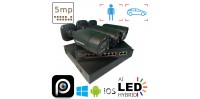 Комплект відеоспостереження на 3 вуличні IP камери VIDEOBAZA POE 5 Мп IR 20 Black – надійний захист для вашого дому та бізнесу