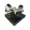 Комплект на 1 вуличну та 2 в приміщення IP камери VIDEOBAZA POE 5 Мп IR 20 White