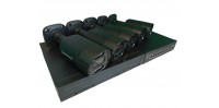 Комплект відеоспостереження на 5 вуличних IP камер POE 8 Мп 4K VIDEOBAZA DUO 20 black