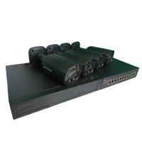 Комплект камер для дома на 4 вуличні IP POE 8 Мп 4K VIDEOBAZA DUO 20 black