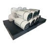 Комплект відеоспостереження на 7 вуличних IP камер POE 8 Мп 4K VIDEOBAZA DUO 20 white