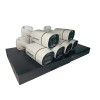 Комплект відеонагляду на 6 вуличних IP камер POE 8 Мп 4K VIDEOBAZA DUO 20 white – професійний захист для вашого дому та бізнесу
