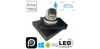 Комплект відеоспостереження на 1 IP камеру POE 8 Мп 4K VIDEOBAZA DUO 20 black – сучасний захист для вашого приміщення