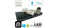 Комплект камер відеоспостереження IP POE 8 Мп 4K VIDEOBAZA DUO 20 white – надійний захист для дому та бізнесу