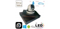 Комплект відеоспостереження на 1 IP камеру POE 8 Мп 4K VIDEOBAZA DUO 20 white – сучасний захист для вашого приміщення