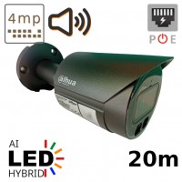Камера вулична IP POE 4 мегаіселя Dahua DH-IPC-HFW2449S-S-IL-BE