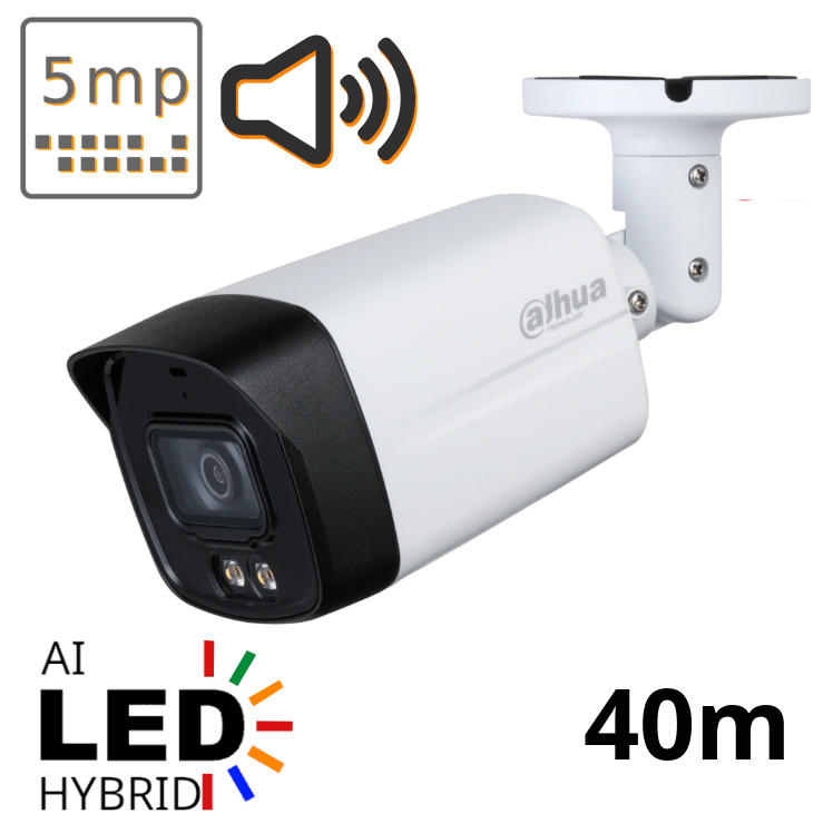 Камера вулична 5 мегаіселів Dahua DH-HAC-HFW1500CLP-IL-A