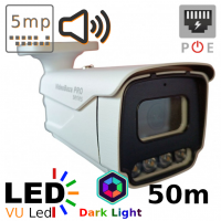 Камера вулична IP 5 Мегапікселів Dark Light VB DL 5 PRO BSI F1.0 Камера вулична IP 5 Мегапікселів Dark Light VB DL 5 PRO BSI F1.0