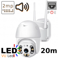 Камера вулична PTZ Full HD IP lan WiFі 2 мегаіселя PTZ 2 365