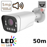 Камера вулична варіофокал IP POE 5 МП VB 5CSWF Color VU