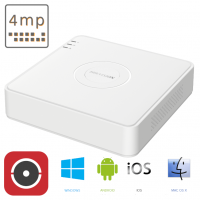 Відеореєстратор Hіkvision 4 МП DS-7104HQHI-K1(C)(S) 